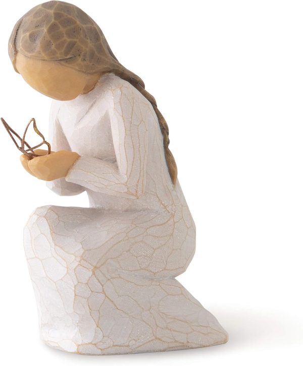 Willow Tree figura de niña con mariposa reseña